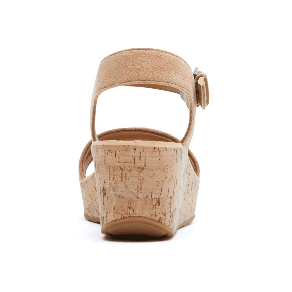 Sandalias Rockport Mujer Mexico - Weekend Casuals Lanea Quarter-Strap Kaki - PNKEU3046